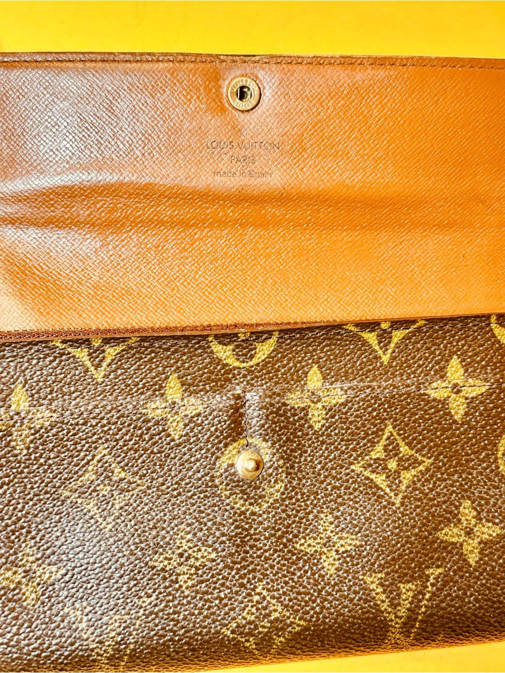 Louis Vuitton Monogram Canvas Brown Wallet Clutch - Picture 12 of 13